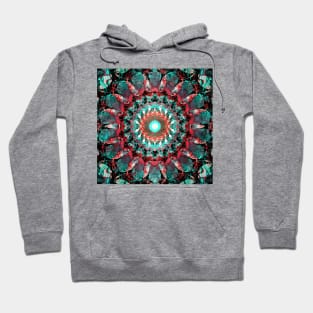 Poinsettia Abstract Hoodie